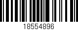 Código de barras (EAN, GTIN, SKU, ISBN): '18554896'