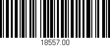 Código de barras (EAN, GTIN, SKU, ISBN): '18557.00'