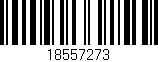 Código de barras (EAN, GTIN, SKU, ISBN): '18557273'