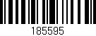 Código de barras (EAN, GTIN, SKU, ISBN): '185595'