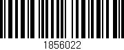 Código de barras (EAN, GTIN, SKU, ISBN): '1856022'