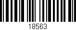 Código de barras (EAN, GTIN, SKU, ISBN): '18563'