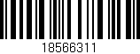 Código de barras (EAN, GTIN, SKU, ISBN): '18566311'