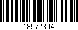 Código de barras (EAN, GTIN, SKU, ISBN): '18572394'