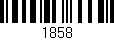 Código de barras (EAN, GTIN, SKU, ISBN): '1858'