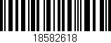 Código de barras (EAN, GTIN, SKU, ISBN): '18582618'