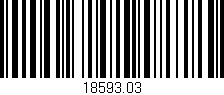 Código de barras (EAN, GTIN, SKU, ISBN): '18593.03'