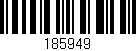 Código de barras (EAN, GTIN, SKU, ISBN): '185949'