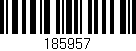 Código de barras (EAN, GTIN, SKU, ISBN): '185957'