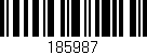 Código de barras (EAN, GTIN, SKU, ISBN): '185987'