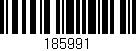 Código de barras (EAN, GTIN, SKU, ISBN): '185991'