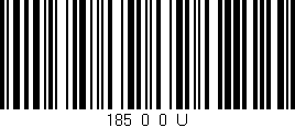 Código de barras (EAN, GTIN, SKU, ISBN): '185_0_0_U'