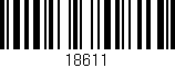 Código de barras (EAN, GTIN, SKU, ISBN): '18611'