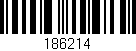 Código de barras (EAN, GTIN, SKU, ISBN): '186214'