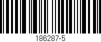 Código de barras (EAN, GTIN, SKU, ISBN): '186287-5'