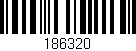 Código de barras (EAN, GTIN, SKU, ISBN): '186320'
