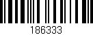 Código de barras (EAN, GTIN, SKU, ISBN): '186333'