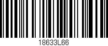 Código de barras (EAN, GTIN, SKU, ISBN): '18633L66'