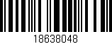 Código de barras (EAN, GTIN, SKU, ISBN): '18638048'