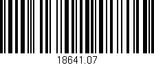Código de barras (EAN, GTIN, SKU, ISBN): '18641.07'