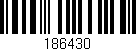 Código de barras (EAN, GTIN, SKU, ISBN): '186430'