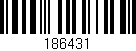 Código de barras (EAN, GTIN, SKU, ISBN): '186431'