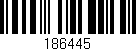 Código de barras (EAN, GTIN, SKU, ISBN): '186445'