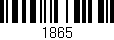 Código de barras (EAN, GTIN, SKU, ISBN): '1865'
