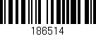 Código de barras (EAN, GTIN, SKU, ISBN): '186514'