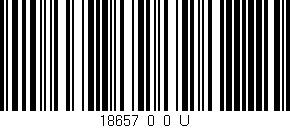 Código de barras (EAN, GTIN, SKU, ISBN): '18657_0_0_U'