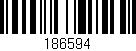 Código de barras (EAN, GTIN, SKU, ISBN): '186594'
