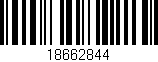 Código de barras (EAN, GTIN, SKU, ISBN): '18662844'