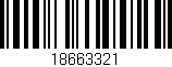 Código de barras (EAN, GTIN, SKU, ISBN): '18663321'