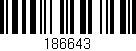 Código de barras (EAN, GTIN, SKU, ISBN): '186643'