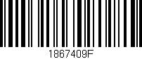 Código de barras (EAN, GTIN, SKU, ISBN): '1867409F'