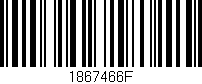 Código de barras (EAN, GTIN, SKU, ISBN): '1867466F'