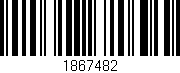 Código de barras (EAN, GTIN, SKU, ISBN): '1867482'