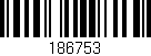 Código de barras (EAN, GTIN, SKU, ISBN): '186753'