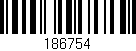 Código de barras (EAN, GTIN, SKU, ISBN): '186754'