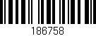 Código de barras (EAN, GTIN, SKU, ISBN): '186758'
