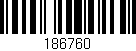 Código de barras (EAN, GTIN, SKU, ISBN): '186760'