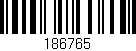 Código de barras (EAN, GTIN, SKU, ISBN): '186765'