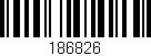 Código de barras (EAN, GTIN, SKU, ISBN): '186826'