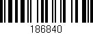Código de barras (EAN, GTIN, SKU, ISBN): '186840'