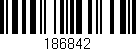 Código de barras (EAN, GTIN, SKU, ISBN): '186842'