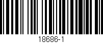 Código de barras (EAN, GTIN, SKU, ISBN): '18686-1'
