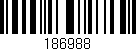 Código de barras (EAN, GTIN, SKU, ISBN): '186988'