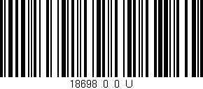 Código de barras (EAN, GTIN, SKU, ISBN): '18698_0_0_U'