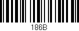 Código de barras (EAN, GTIN, SKU, ISBN): '186B'