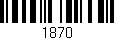 Código de barras (EAN, GTIN, SKU, ISBN): '1870'